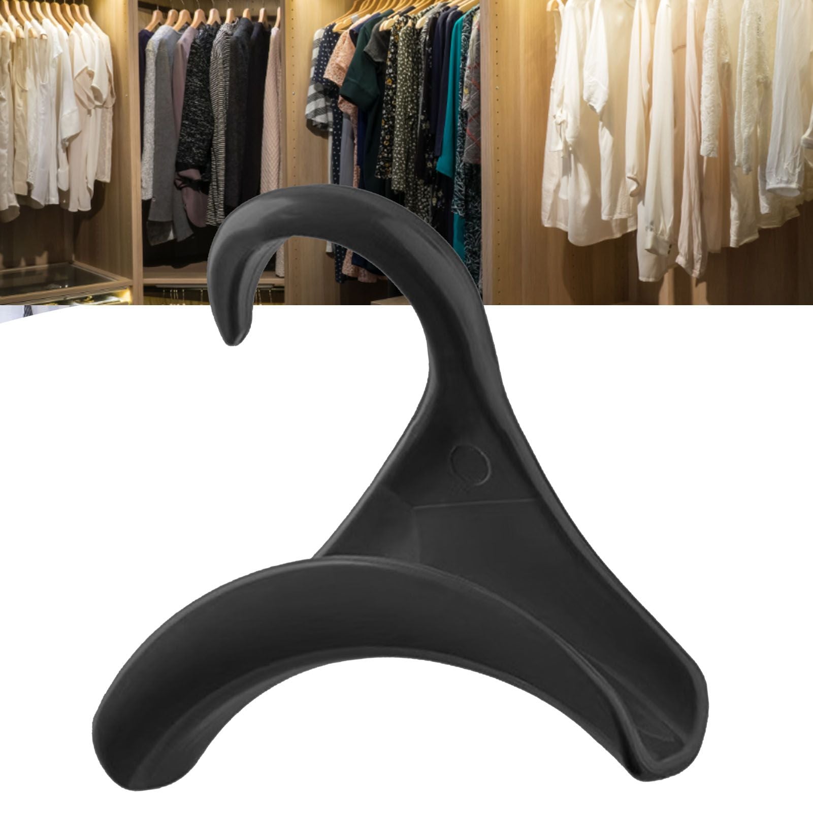 Purse Hanger Bag Arc Door Closet Hanger Hook for Satchel Coat Haversack Belt Storage Black V1294-YM0512-3117220268413