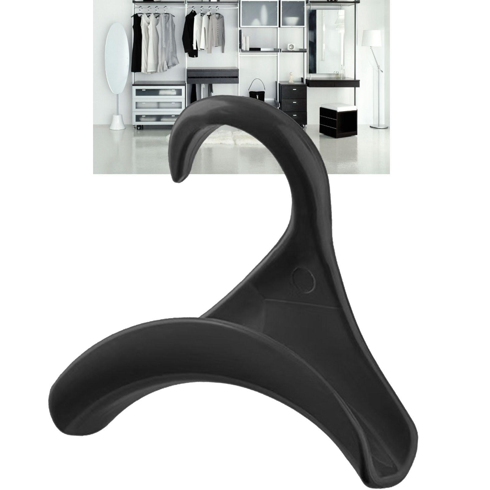 Purse Hanger Bag Arc Door Closet Hanger Hook for Satchel Coat Haversack Belt Storage Black V1294-YM0512-3117220268413