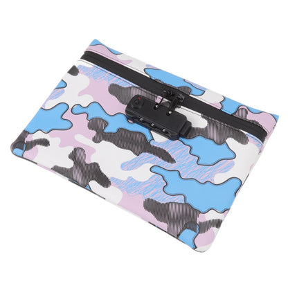 Smell Proof Bag Storage Carrying Bag PU Leather with Combination Lock for Home Outdoor V1294-YM0512-3117220269911