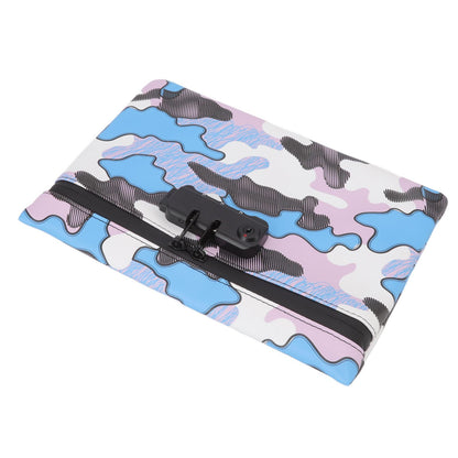 Smell Proof Bag Storage Carrying Bag PU Leather with Combination Lock for Home Outdoor V1294-YM0512-3117220269911