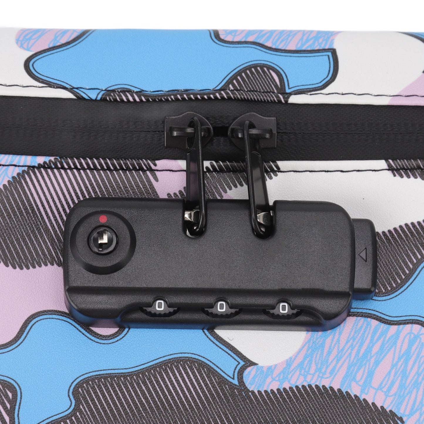 Smell Proof Bag Storage Carrying Bag PU Leather with Combination Lock for Home Outdoor V1294-YM0512-3117220269911