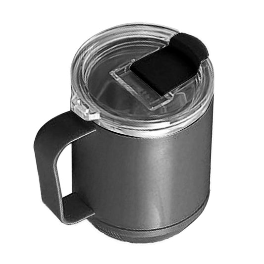 Coffee Mug 460ml 304 Stainless Steel Liner Leakproof Elegant Portable Mug for Outdoor Activities Black V1294-YM0512-3117220271511