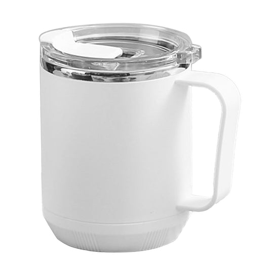 Coffee Mug 460ml 304 Stainless Steel Liner Leakproof Elegant Portable Mug for Outdoor Activities White V1294-YM0512-3117220271512