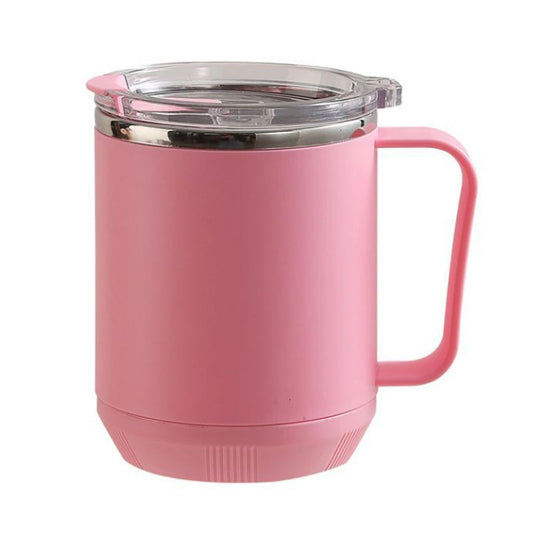 Coffee Mug 460ml 304 Stainless Steel Liner Leakproof Elegant Portable Mug for Outdoor Activities Pink V1294-YM0512-3117220271514