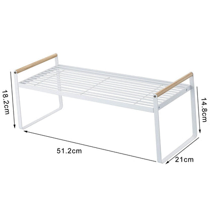 Cabinet Storage Shelf Rack Layered Storage Easy to Install Multifunction Counter Organizer Shelf for Seasoner V1294-YM0512-3117220273111