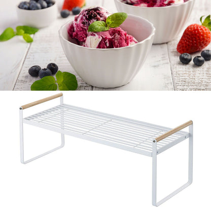 Cabinet Storage Shelf Rack Layered Storage Easy to Install Multifunction Counter Organizer Shelf for Seasoner V1294-YM0512-3117220273111