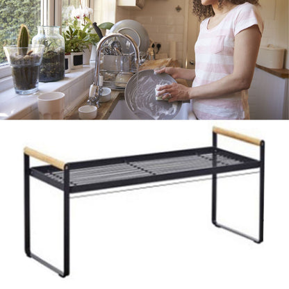 Cabinet Storage Shelf Rack Layered Storage Easy to Install Multifunction Counter Organizer Shelf for Seasoner V1294-YM0512-3117220273113