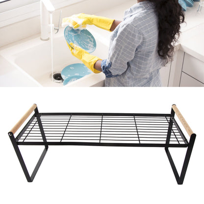 Cabinet Storage Shelf Rack Layered Storage Easy to Install Multifunction Counter Organizer Shelf for Seasoner V1294-YM0512-3117220273114