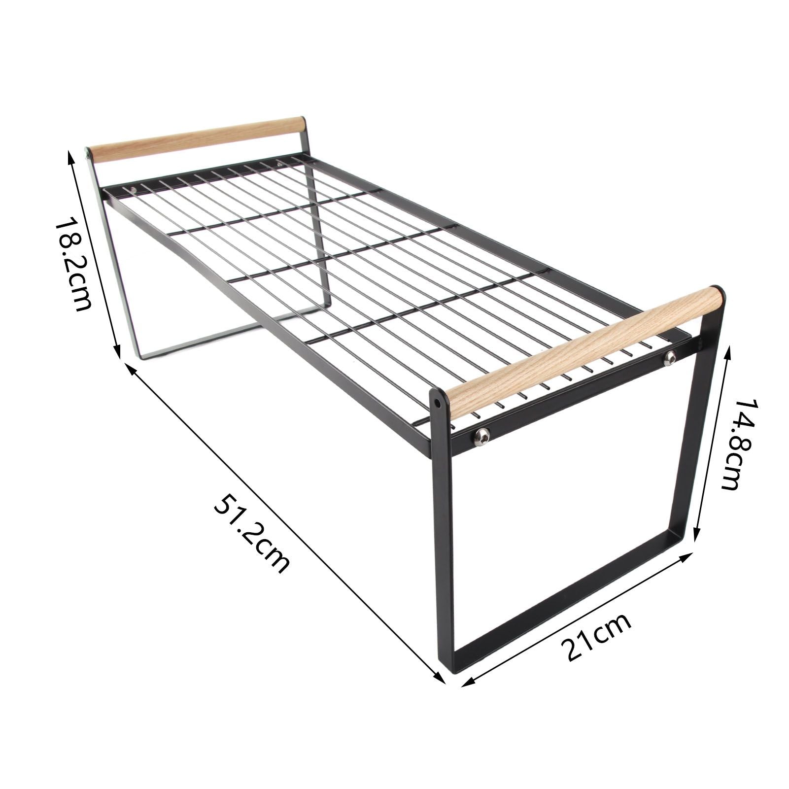 Cabinet Storage Shelf Rack Layered Storage Easy to Install Multifunction Counter Organizer Shelf for Seasoner V1294-YM0512-3117220273114