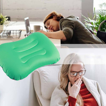 Inflatable Pillow Curved Structure Self Inflating Foldable Portable Inflatable Camping Travel Pillow for V1294-YM0512-3117220276211