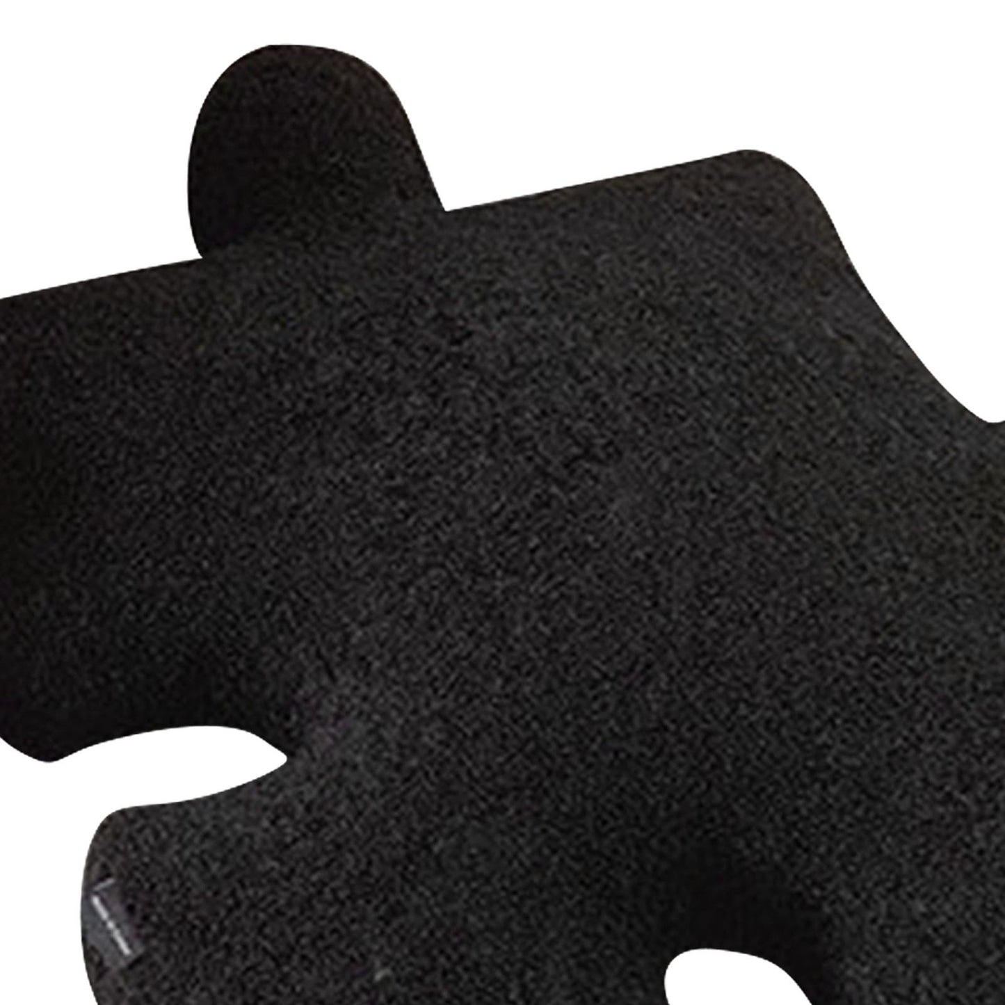 Plush Throw Pillow Ultra Soft Cushion Puzzle Special Shaped for Sofa Bed Window Home Decor Black V1294-YM0512-3117220278811