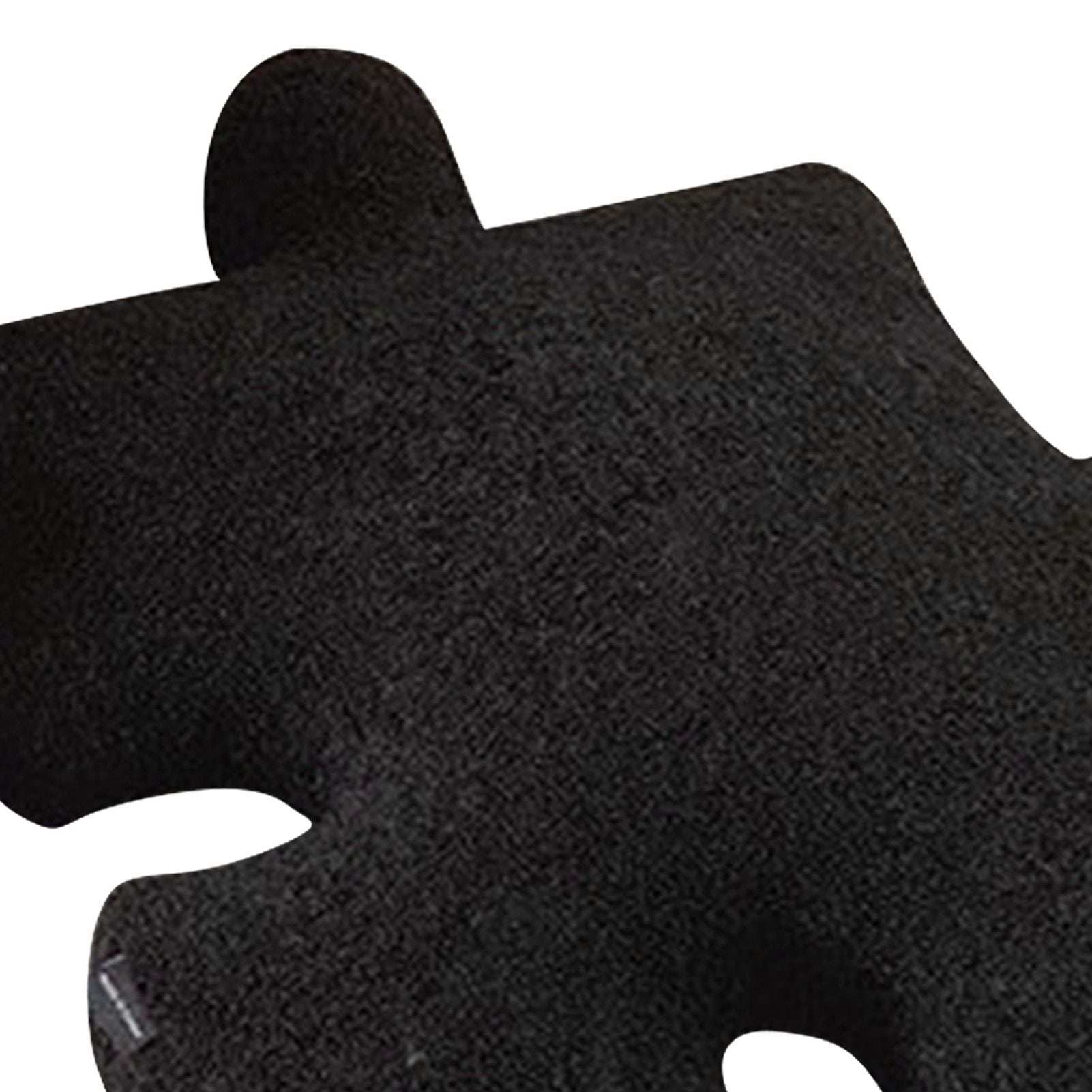 Plush Throw Pillow Ultra Soft Cushion Puzzle Special Shaped for Sofa Bed Window Home Decor Black V1294-YM0512-3117220278811