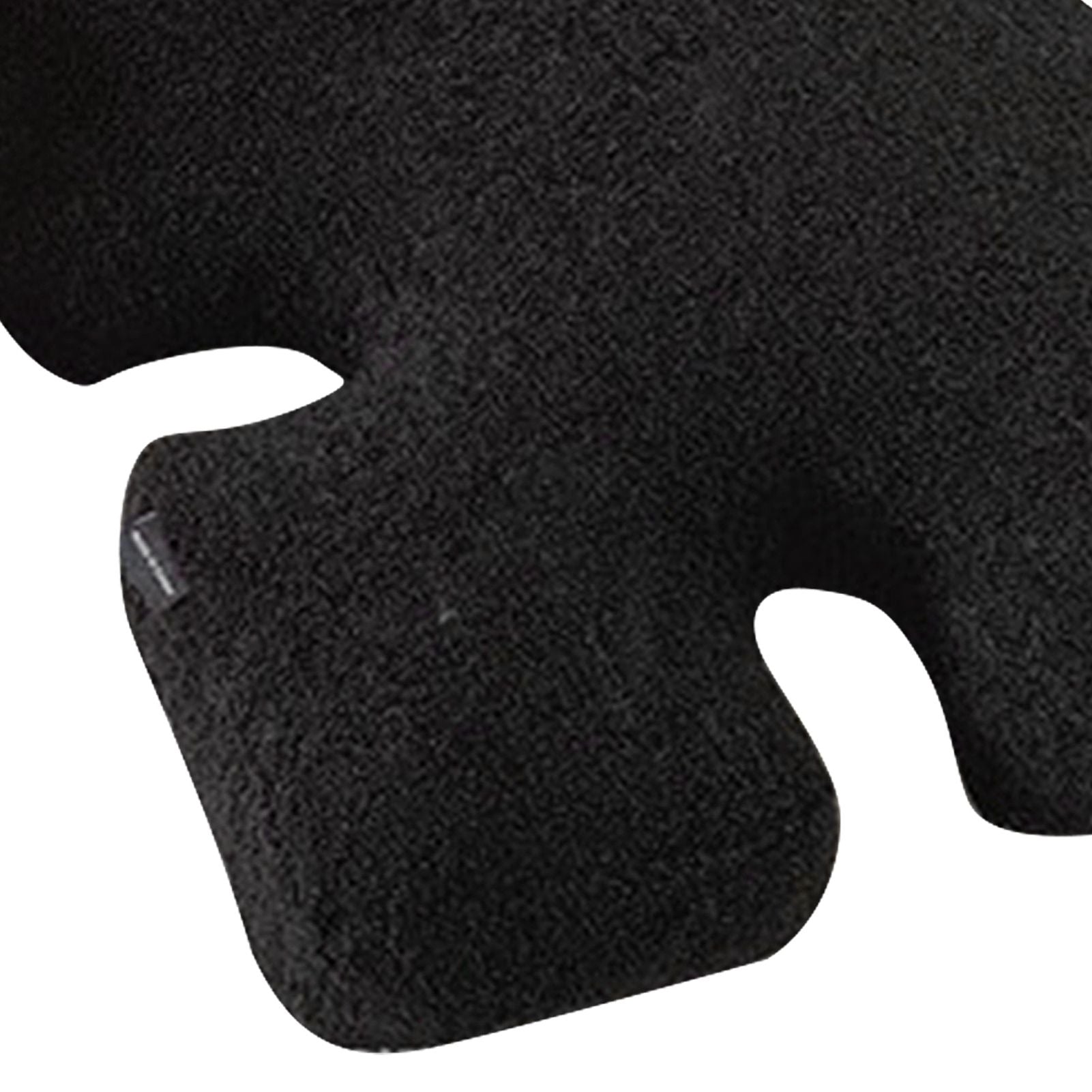 Plush Throw Pillow Ultra Soft Cushion Puzzle Special Shaped for Sofa Bed Window Home Decor Black V1294-YM0512-3117220278811