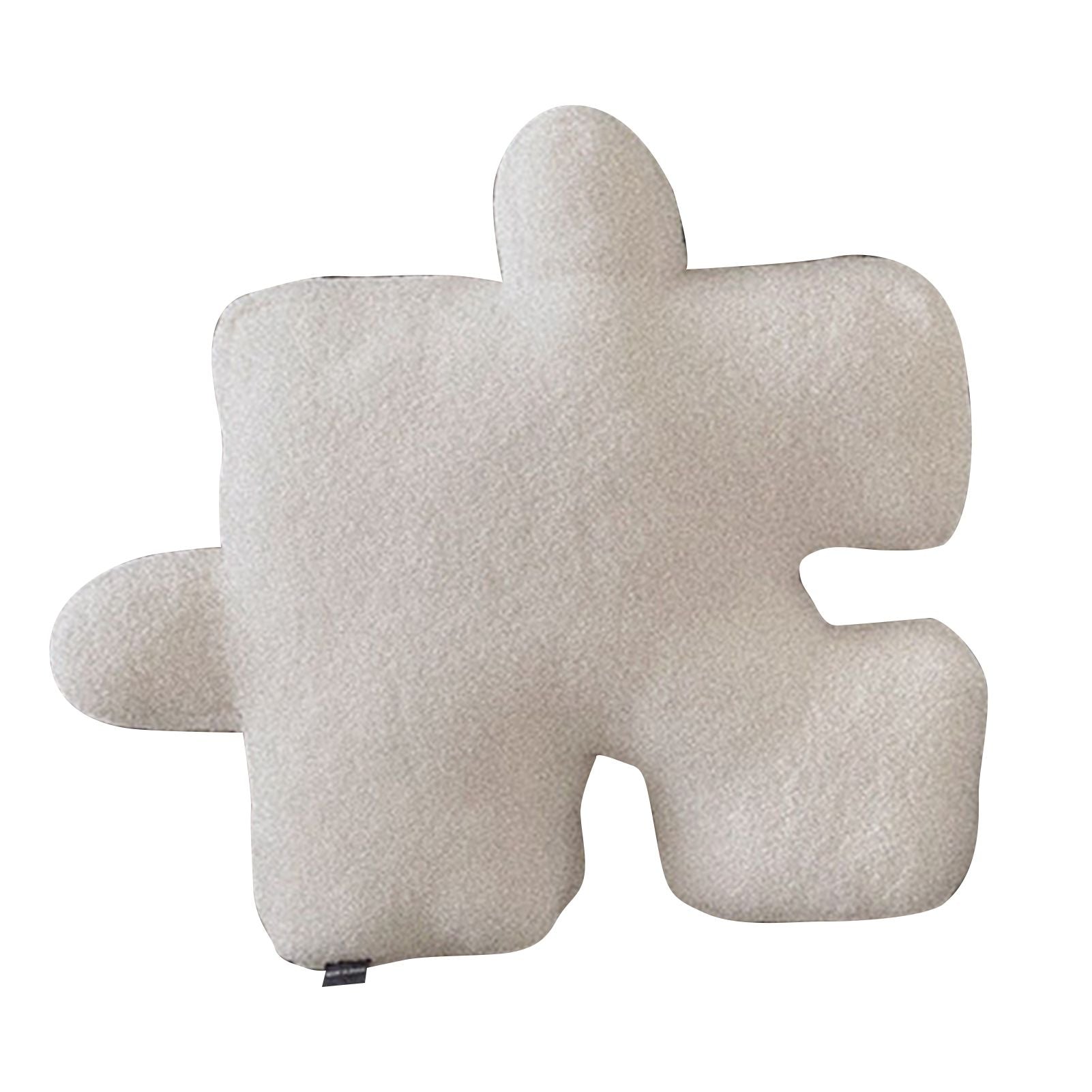 Plush Throw Pillow Ultra Soft Cushion Puzzle Special Shaped for Sofa Bed Window Home Decor White V1294-YM0512-3117220278812