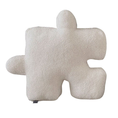 Plush Throw Pillow Ultra Soft Cushion Puzzle Special Shaped for Sofa Bed Window Home Decor White V1294-YM0512-3117220278812