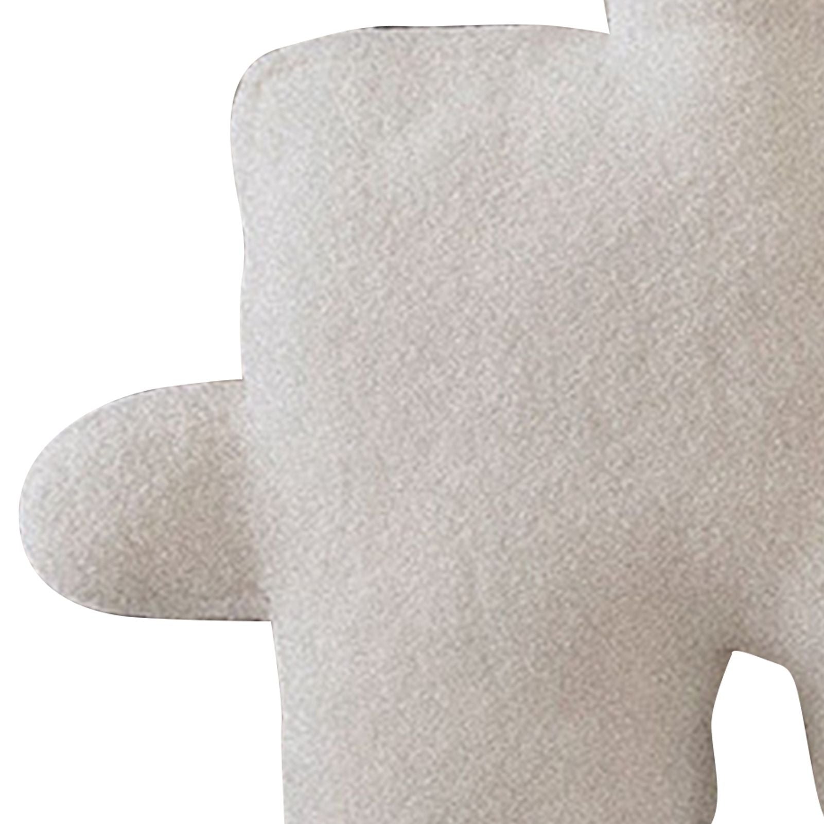 Plush Throw Pillow Ultra Soft Cushion Puzzle Special Shaped for Sofa Bed Window Home Decor White V1294-YM0512-3117220278812