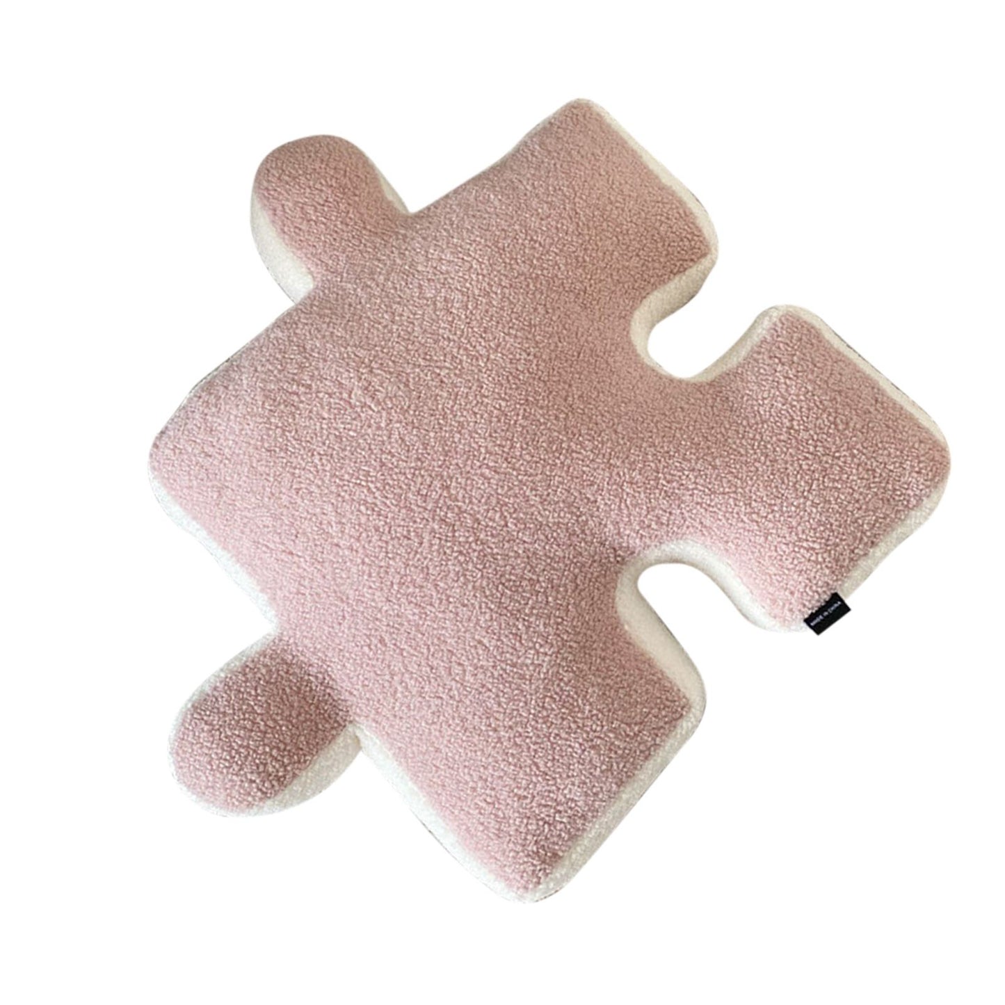 Plush Throw Pillow Ultra Soft Cushion Puzzle Special Shaped for Sofa Bed Window Home Decor Pink V1294-YM0512-3117220278814