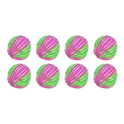 8Pcs Pet Hair Remover Balls Nylon Round Efficient Laundry Lint Remover Balls for Household Laundry V1294-YM0512-3117220279711