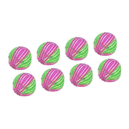 8Pcs Pet Hair Remover Balls Nylon Round Efficient Laundry Lint Remover Balls for Household Laundry V1294-YM0512-3117220279711
