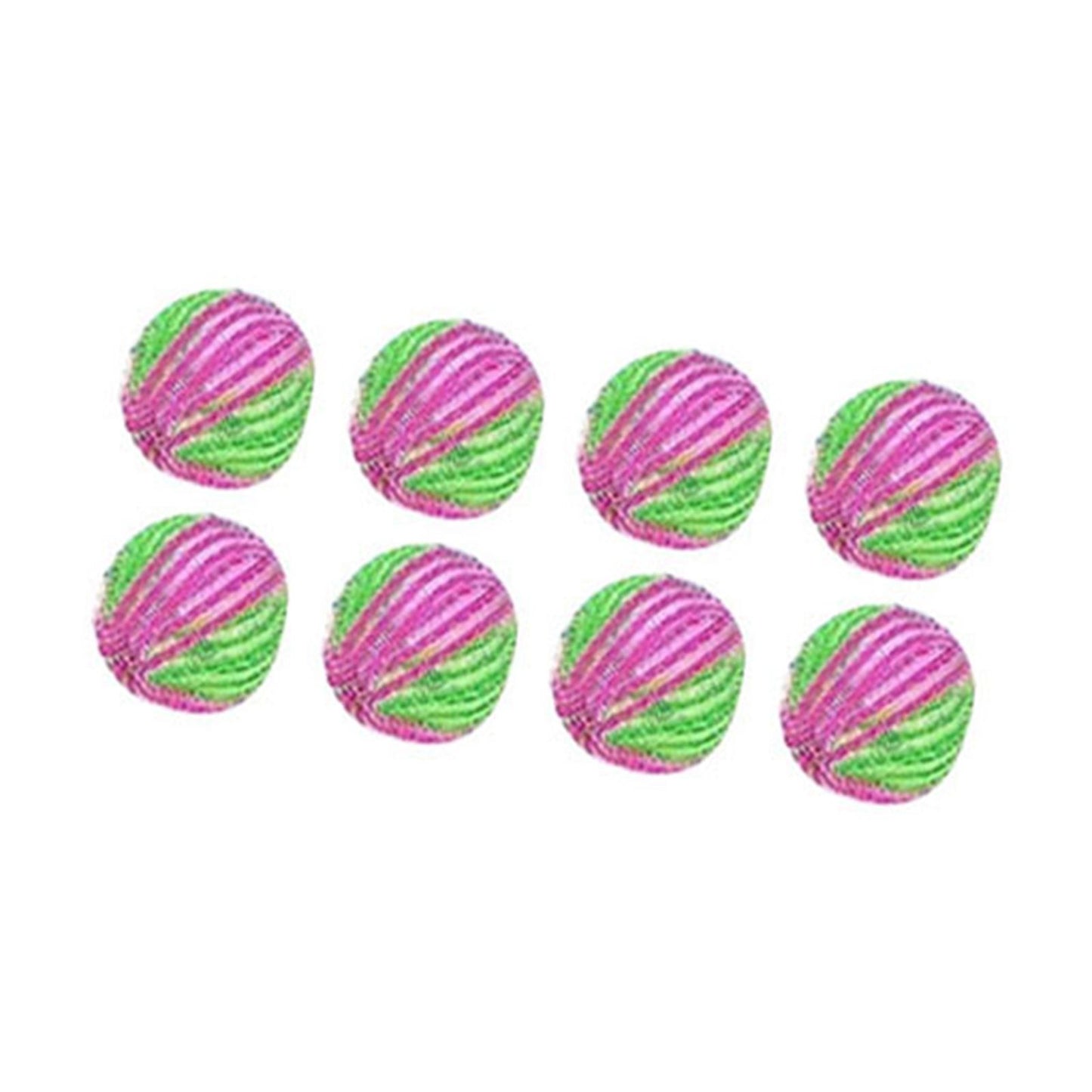8Pcs Pet Hair Remover Balls Nylon Round Efficient Laundry Lint Remover Balls for Household Laundry V1294-YM0512-3117220279711