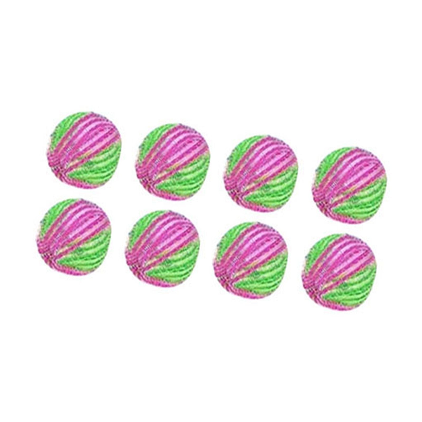 8Pcs Pet Hair Remover Balls Nylon Round Efficient Laundry Lint Remover Balls for Household Laundry V1294-YM0512-3117220279711