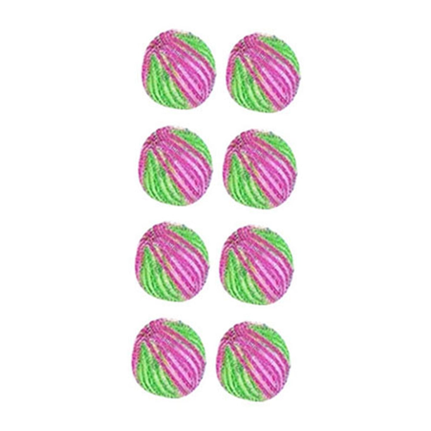 8Pcs Pet Hair Remover Balls Nylon Round Efficient Laundry Lint Remover Balls for Household Laundry V1294-YM0512-3117220279711
