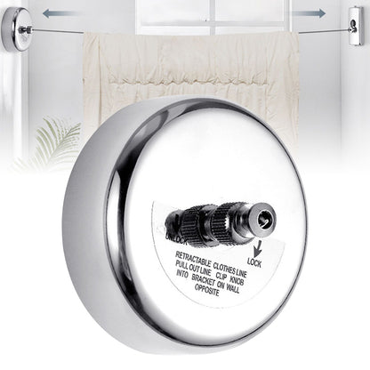 Retractable Clothesline 2.8m Stainless Steel Strong Bearing Rust Corrosion Resistant Telescopic Clothes V1294-YM0512-3117220281111