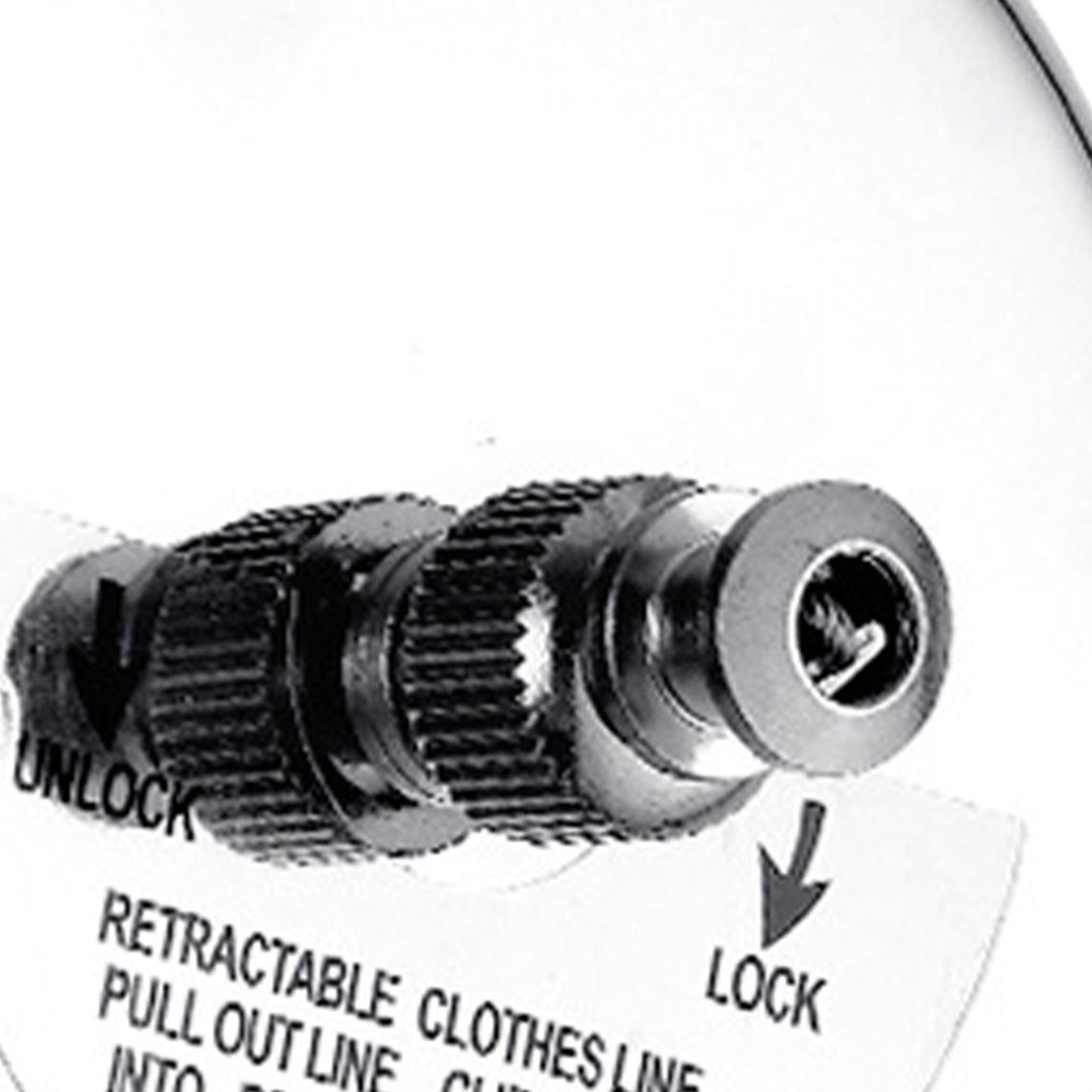 Retractable Clothesline 2.8m Stainless Steel Strong Bearing Rust Corrosion Resistant Telescopic Clothes V1294-YM0512-3117220281111