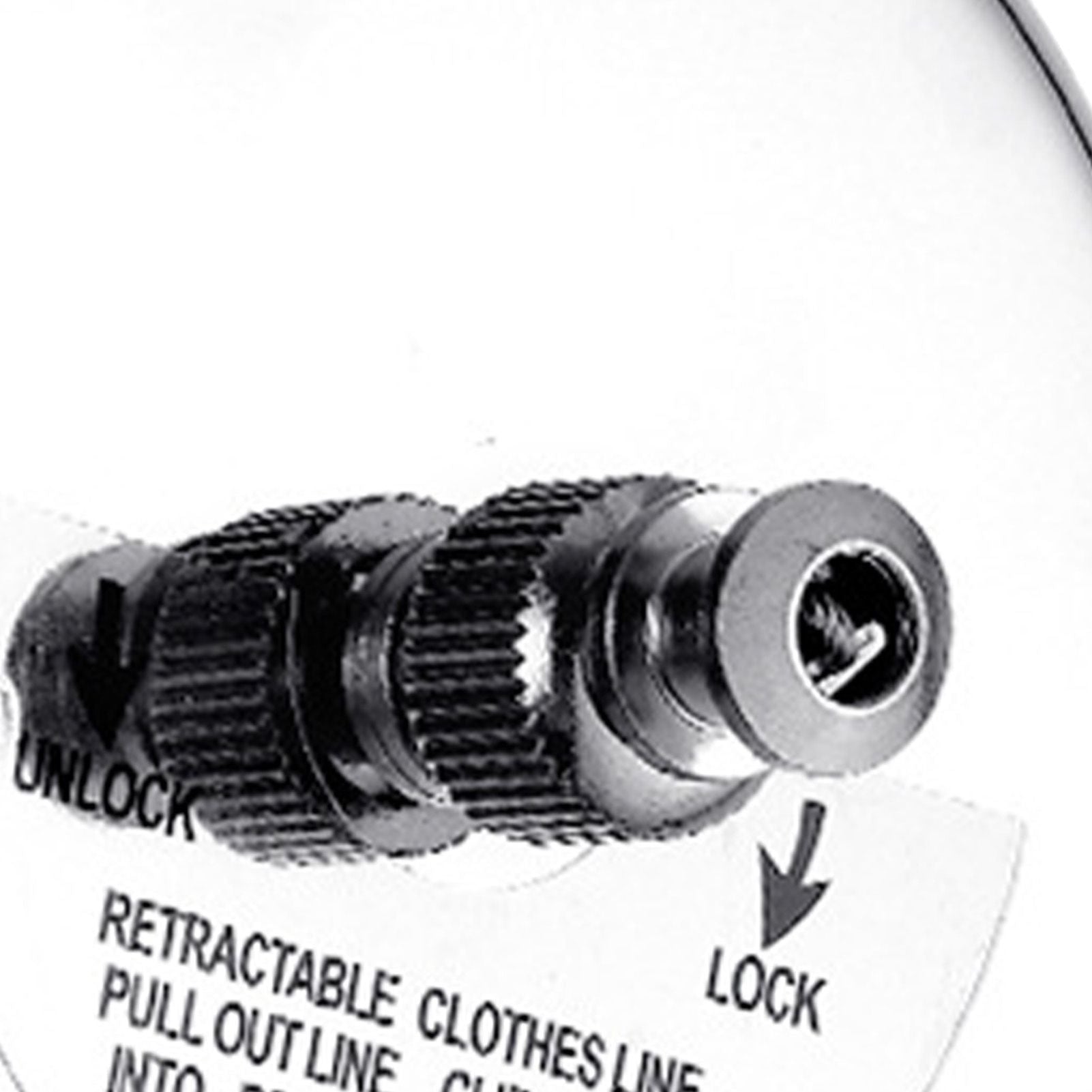 Retractable Clothesline 2.8m Stainless Steel Strong Bearing Rust Corrosion Resistant Telescopic Clothes V1294-YM0512-3117220281111