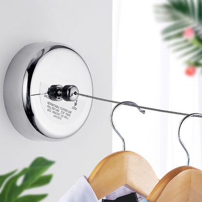 Retractable Clothesline 2.8m Stainless Steel Strong Bearing Rust Corrosion Resistant Telescopic Clothes V1294-YM0512-3117220281111