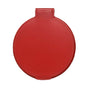 Single Sided Folding Circular Mirror Plastic Portable Compact Cosmetic Pocket Mirror Red V1294-YM0512-3117220281912