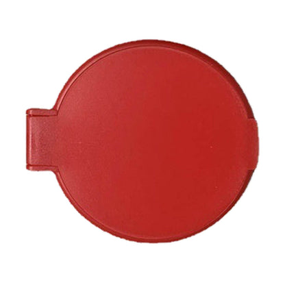 Single Sided Folding Circular Mirror Plastic Portable Compact Cosmetic Pocket Mirror Red V1294-YM0512-3117220281912