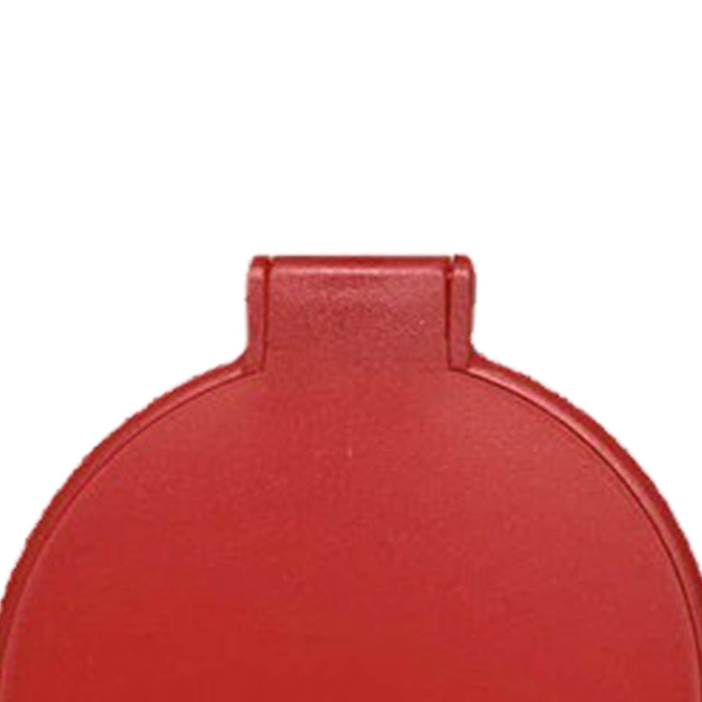 Single Sided Folding Circular Mirror Plastic Portable Compact Cosmetic Pocket Mirror Red V1294-YM0512-3117220281912