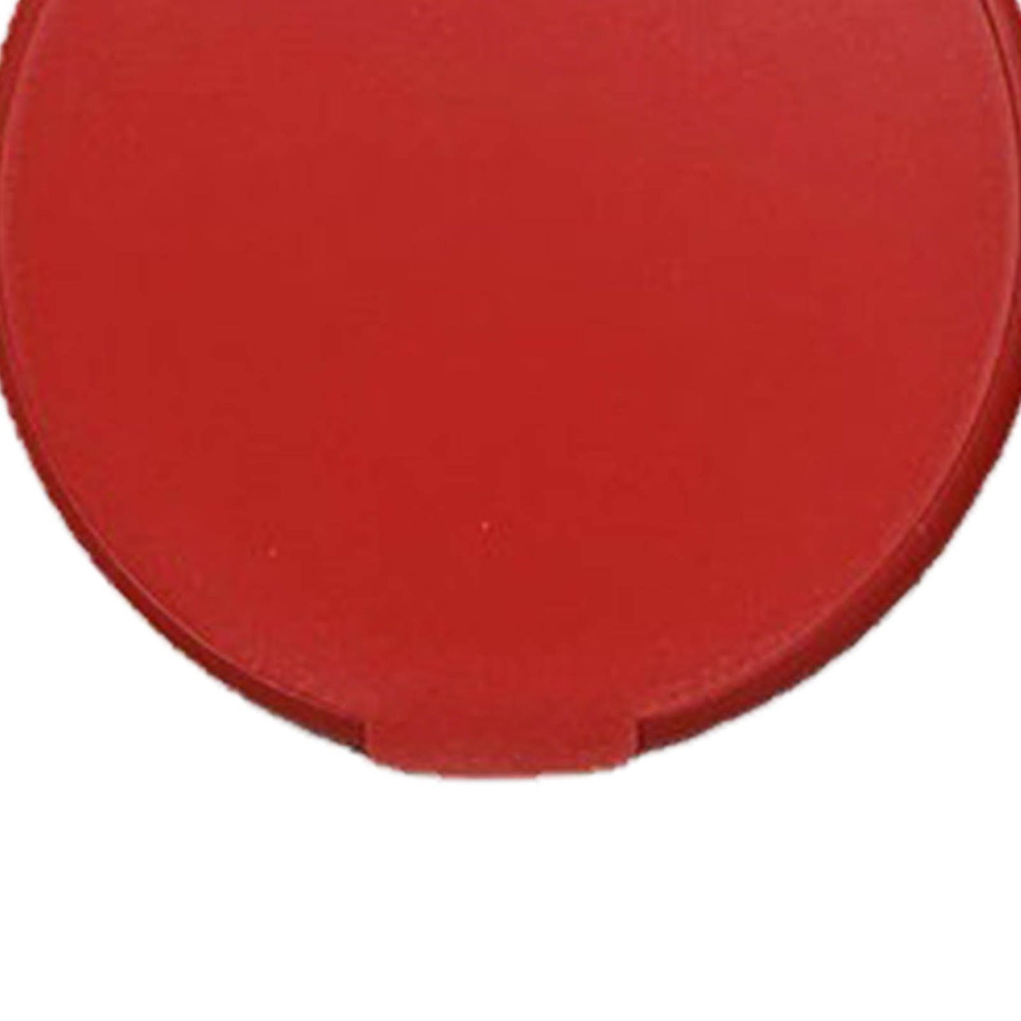 Single Sided Folding Circular Mirror Plastic Portable Compact Cosmetic Pocket Mirror Red V1294-YM0512-3117220281912