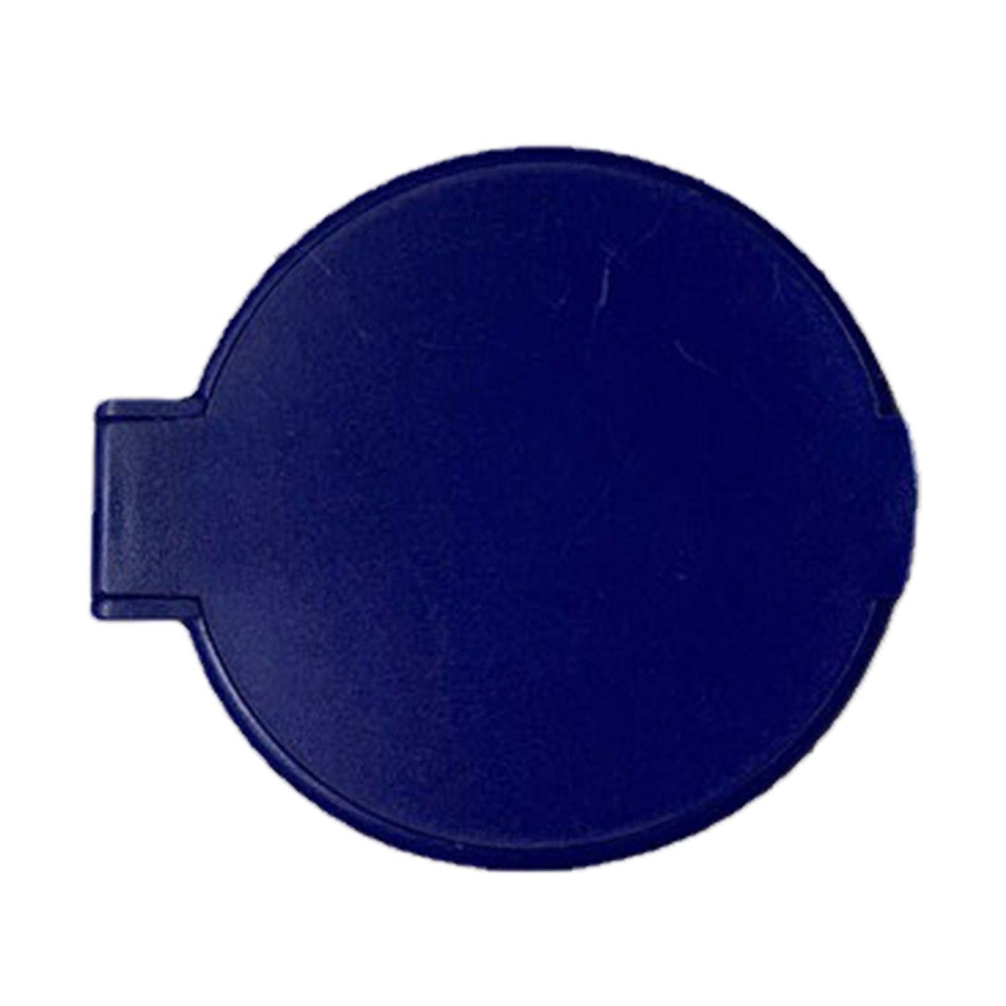 Single Sided Folding Circular Mirror Plastic Portable Compact Cosmetic Pocket Mirror Blue V1294-YM0512-3117220281913
