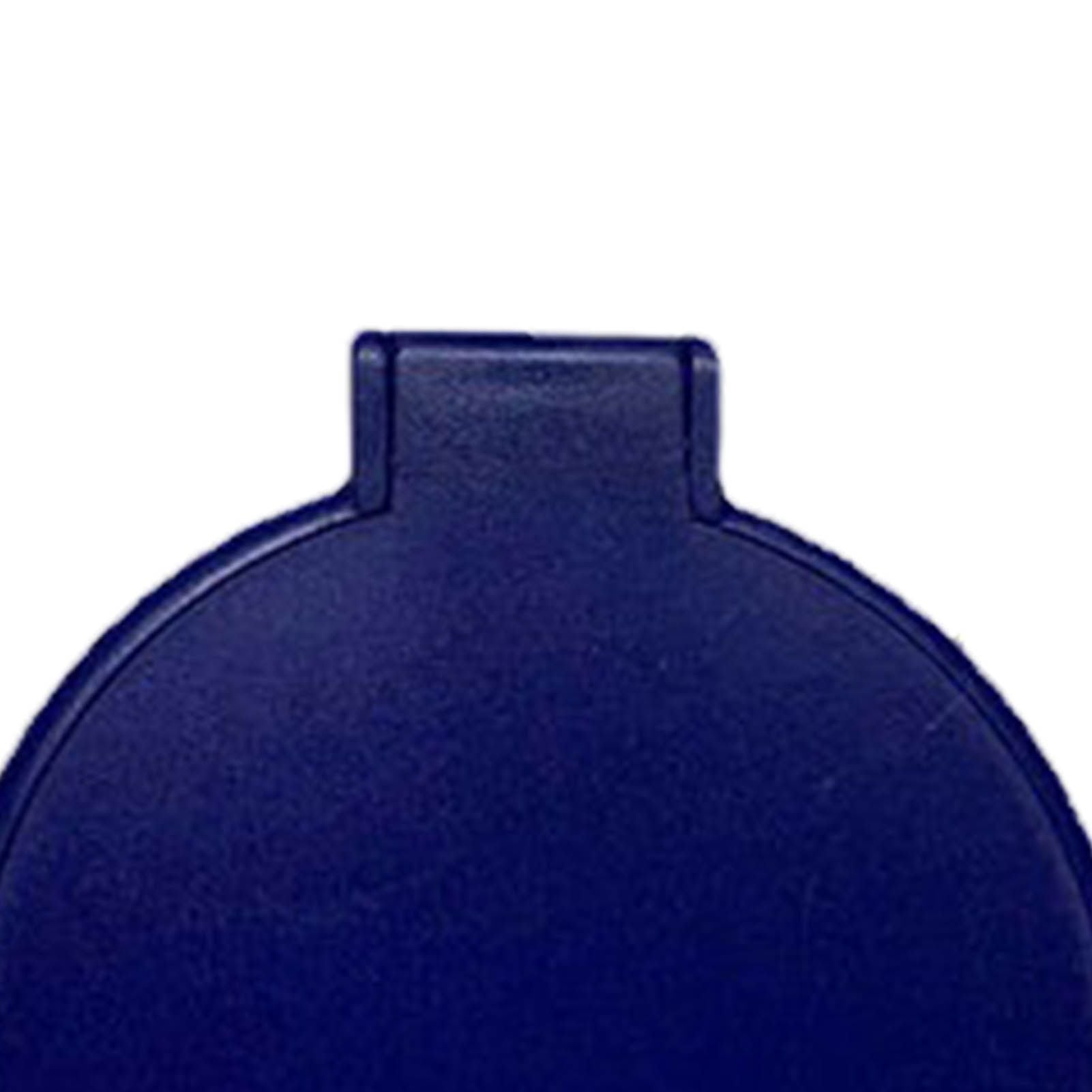 Single Sided Folding Circular Mirror Plastic Portable Compact Cosmetic Pocket Mirror Blue V1294-YM0512-3117220281913