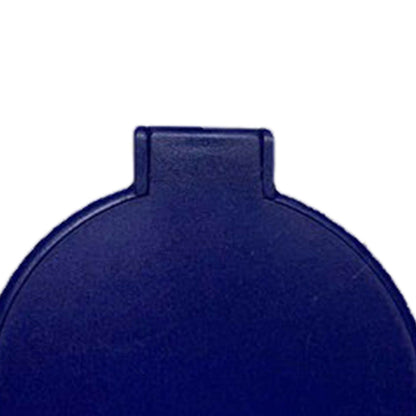 Single Sided Folding Circular Mirror Plastic Portable Compact Cosmetic Pocket Mirror Blue V1294-YM0512-3117220281913