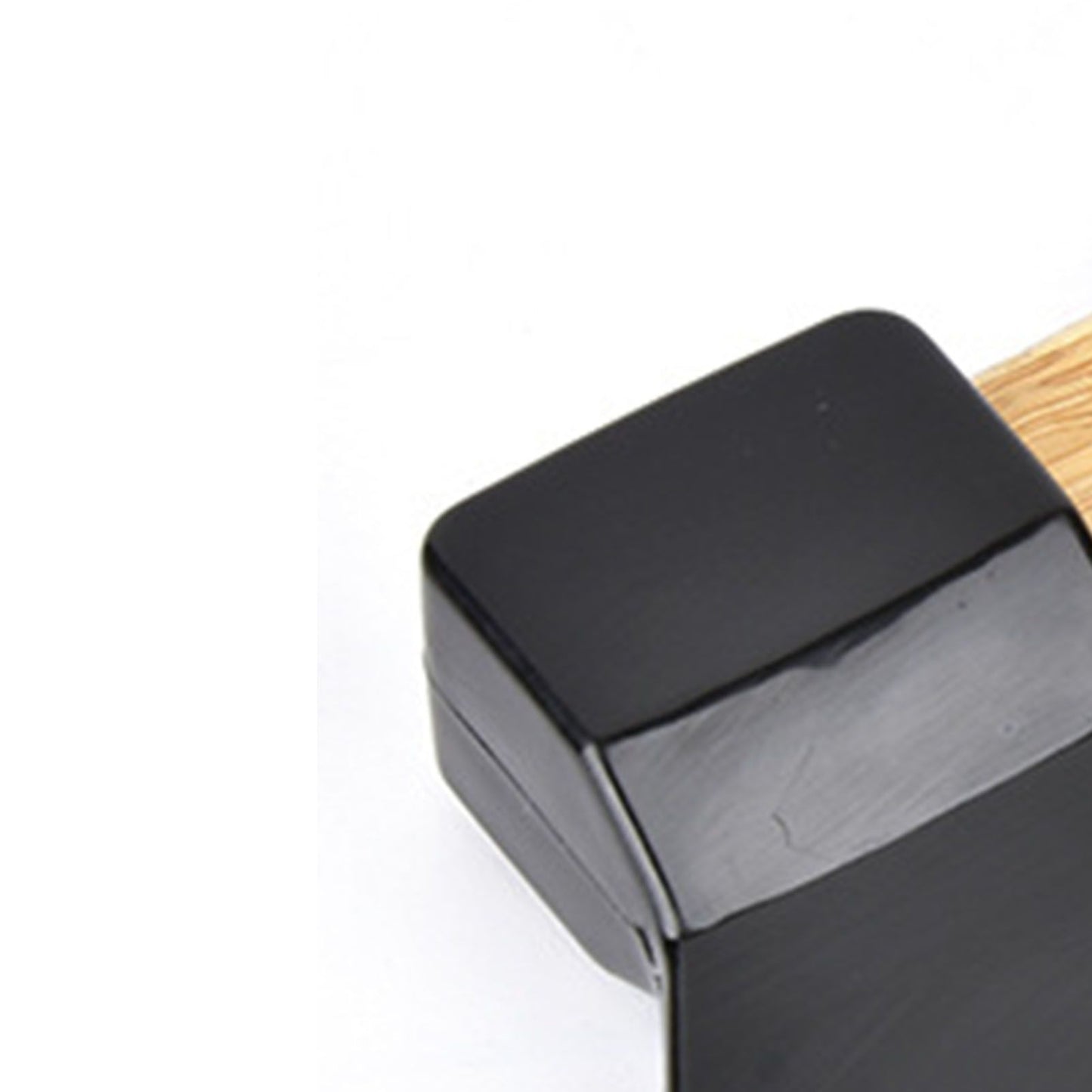 Pizza Knife 430 Steel PP Bamboo Handle Ergonomically Round Axe Pizza Cutter for Home Restaurants Black V1294-YM0512-3118220249311