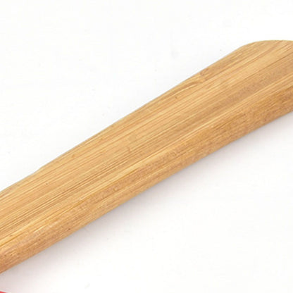 Pizza Knife 430 Steel PP Bamboo Handle Ergonomically Round Axe Pizza Cutter for Home Restaurants Red V1294-YM0512-3118220249312