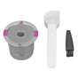 Metal Coffee Pod Stainless Steel Reusable Refillable Filter Cup Single for Coffee Maker V1294-YM0512-3118220252911