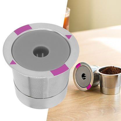 Metal Coffee Pod Stainless Steel Reusable Refillable Filter Cup Single for Coffee Maker V1294-YM0512-3118220252911