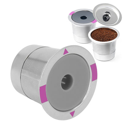 Metal Coffee Pod Stainless Steel Reusable Refillable Filter Cup Single for Coffee Maker V1294-YM0512-3118220252911
