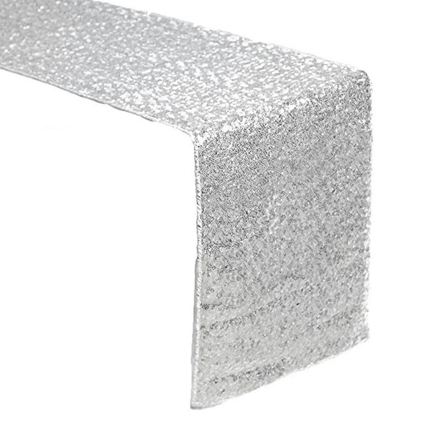 Tablecloth Polyester Fiber with Gold Sequins Table Cover for Table Home Wedding Decoration Argent V1294-YM0512-3118220255813