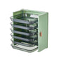 Kitchen Side Dishes Punch Free Foldable PET 6 Layers Wall Mounted Organization Rack Cooking Plates Storage V1294-YM0512-3118220256613