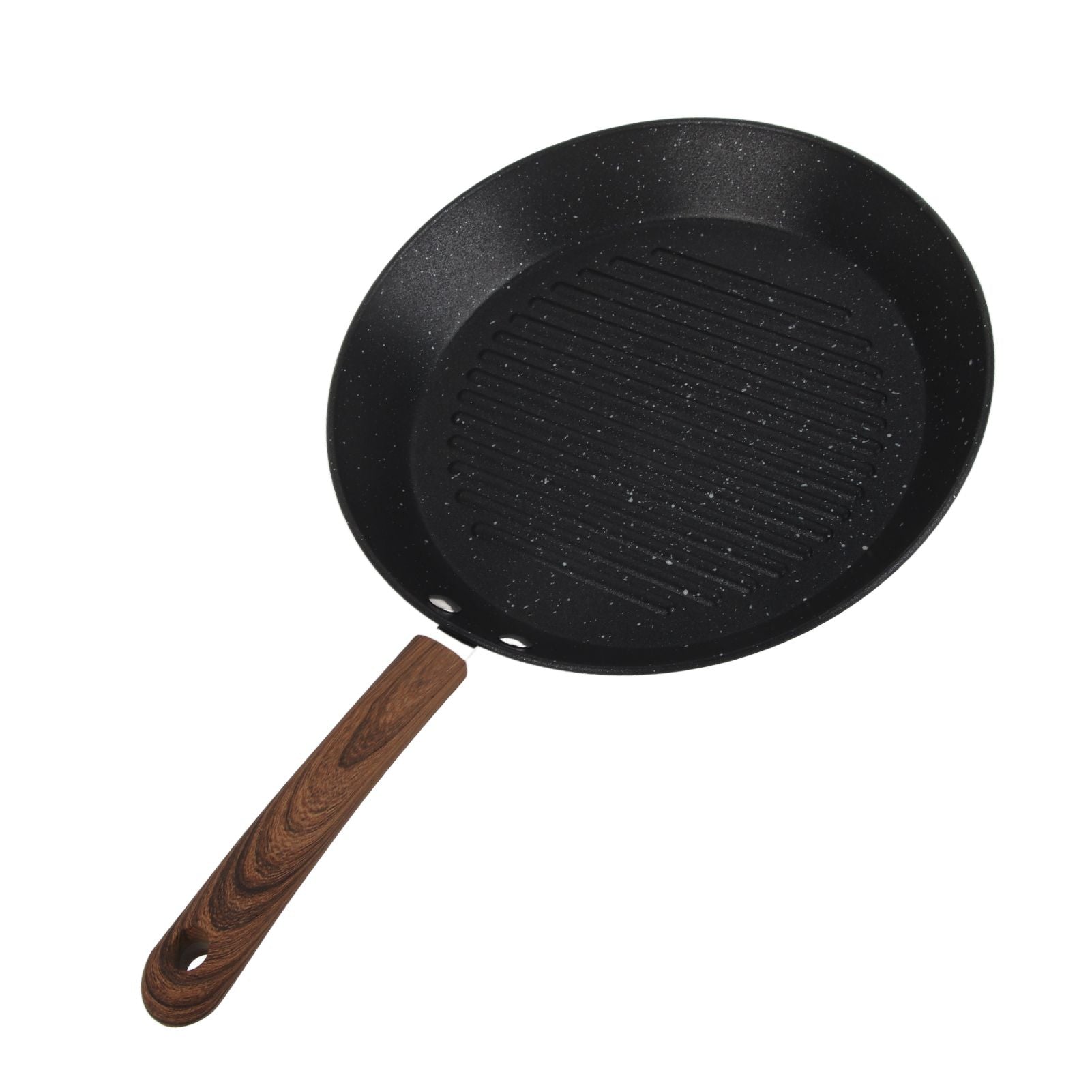 Round Grill Pan Universal Non Stick Multifunctional Flat Bottom Frying Pan for Breakfast V1294-YM0512-3118220257711