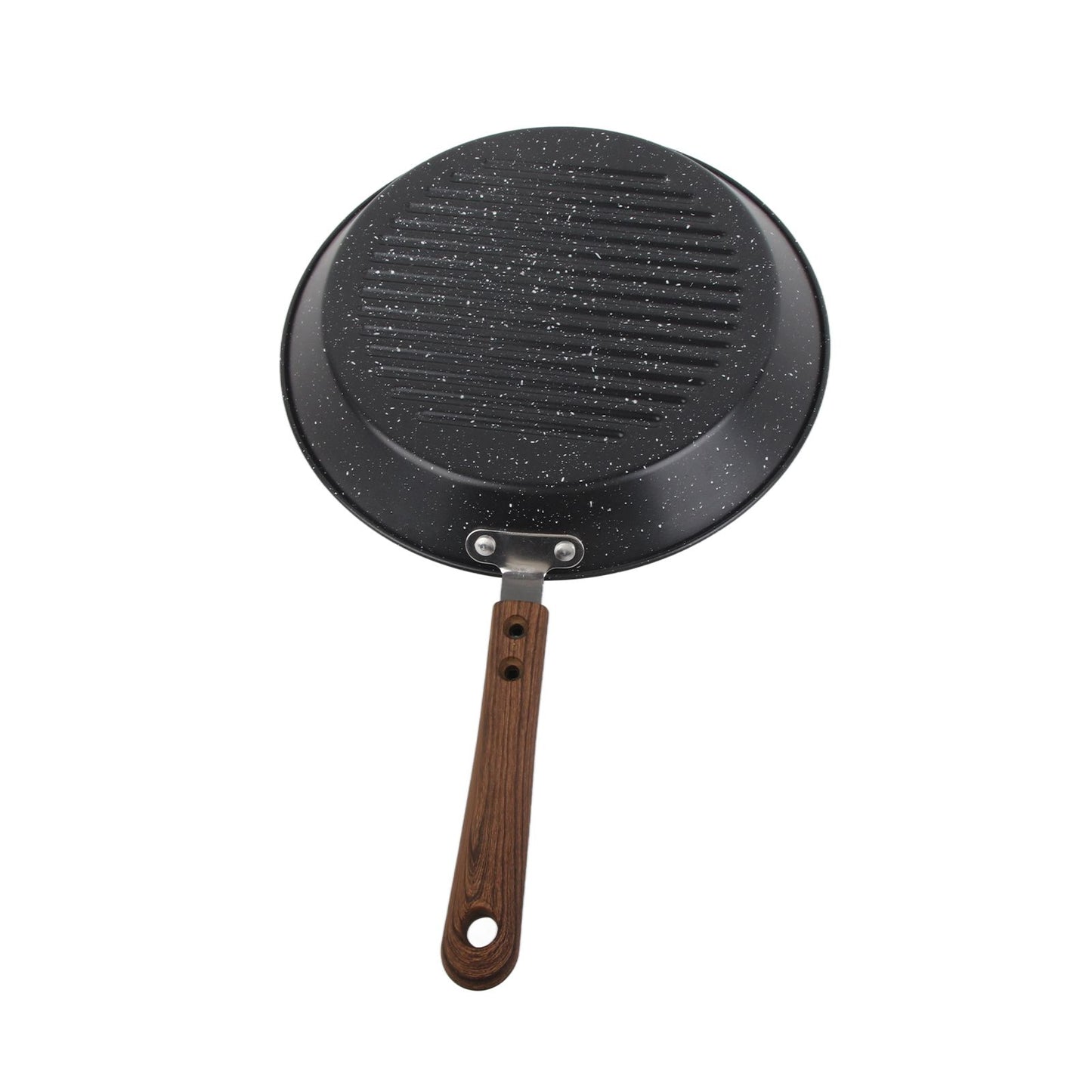 Round Grill Pan Universal Non Stick Multifunctional Flat Bottom Frying Pan for Breakfast V1294-YM0512-3118220257711