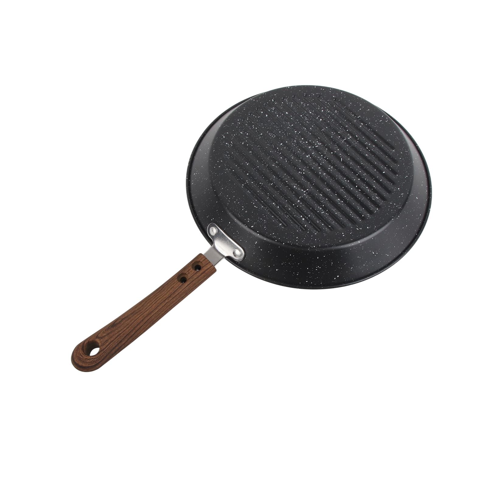 Round Grill Pan Universal Non Stick Multifunctional Flat Bottom Frying Pan for Breakfast V1294-YM0512-3118220257711
