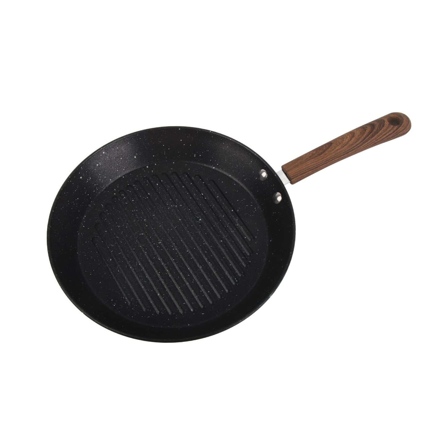 Round Grill Pan Universal Non Stick Multifunctional Flat Bottom Frying Pan for Breakfast V1294-YM0512-3118220257711
