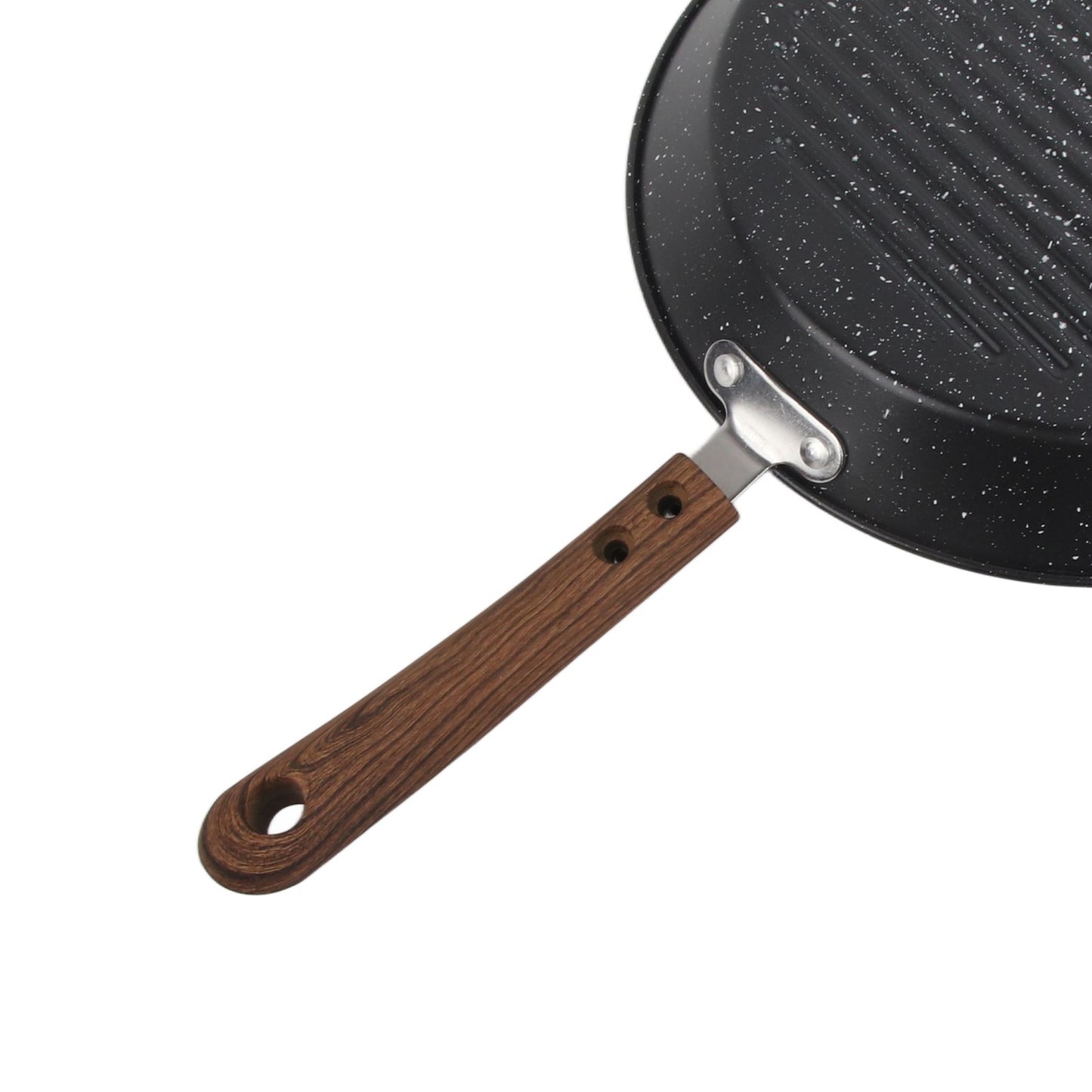 Round Grill Pan Universal Non Stick Multifunctional Flat Bottom Frying Pan for Breakfast V1294-YM0512-3118220257711