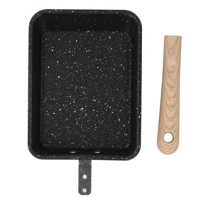 Frying Pan Iron Non Stick Coating Square Thick Multifunction Japanese Omelette Pan for Home Kitchen Tool V1294-YM0512-3118220258011